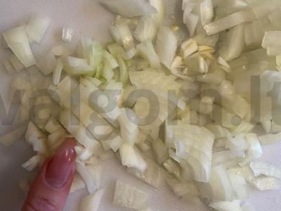 Širdelės su skrandžiais grietinės padaže Žingsnis 3