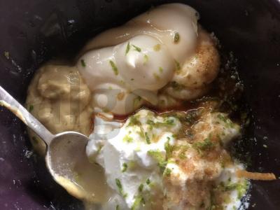 Kopūstų salotos su dviem kopūstų rūšimis Žingsnis 4