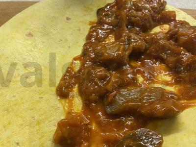 Tortilija su baklažanais ir vištiena Žingsnis 1