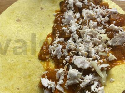 Tortilija su baklažanais ir vištiena Žingsnis 2