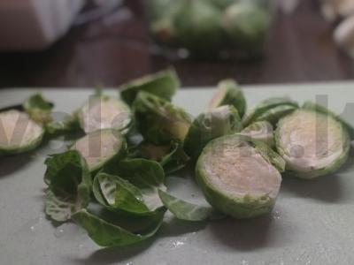 Briuselio kopūstai rusiškai Žingsnis 1