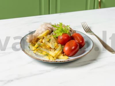 Marinuoti pomidorai su česnaku pagrindine nuotrauka