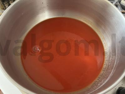 Žiemos „Lečo pomidorų sultyse“ paruošimas Žingsnis 2