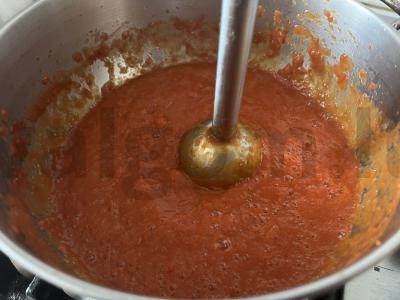 Žiemos „Lečo pomidorų sultyse“ paruošimas Žingsnis 6