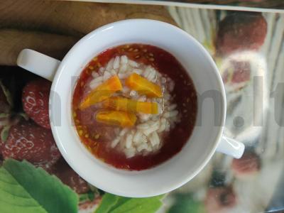 Vištienos sparneliai su pomidorais ir pipirais Žingsnis 4