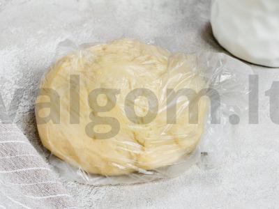 Vegetariški rageliai be mielių Žingsnis 1