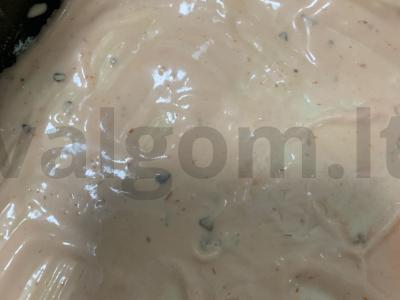 Pica su dešra ir servelatu Žingsnis 1