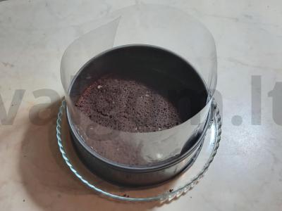 Šermukšnių tortas su braškių tyrė Žingsnis 12