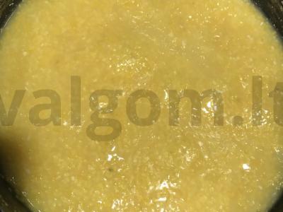 Mamaliga manų-kukurūzų Žingsnis 2