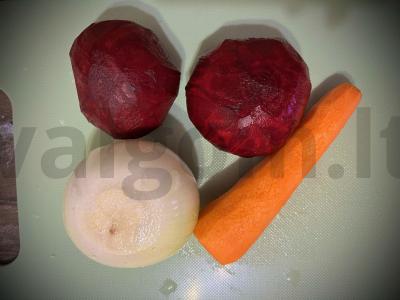 Raudonas boršas su jautiena ir daržovėmis Žingsnis 3