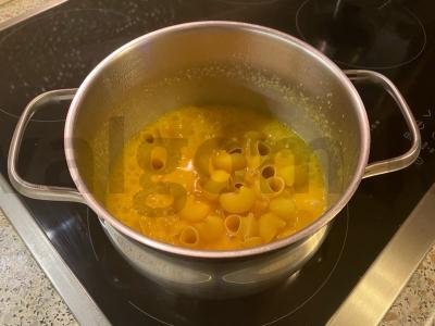 Makaronai su sūriu namuose Žingsnis 4