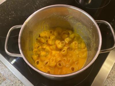 Makaronai su sūriu namuose Žingsnis 5