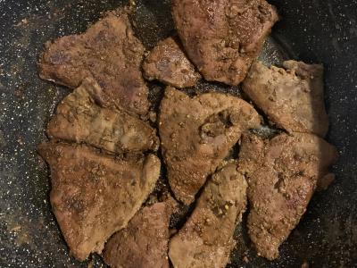 Troškinta jautienos kepenėlė Žingsnis 3