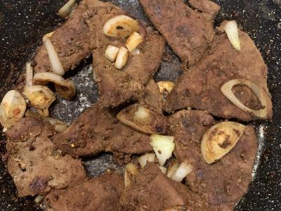 Troškinta jautienos kepenėlė Žingsnis 4