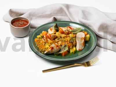 Daržovių troškinys su avižų pienu pagrindine nuotrauka