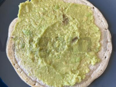 Avižiniai blynai su raudonąja žuvimi ir avokadu Žingsnis 4