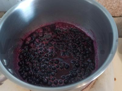 Mėlynių konfitas Žingsnis 2