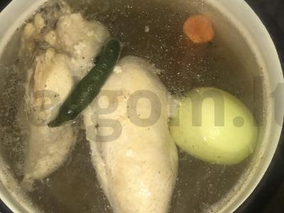 Vištienos sultinys „Pohmelinis“ Žingsnis 3