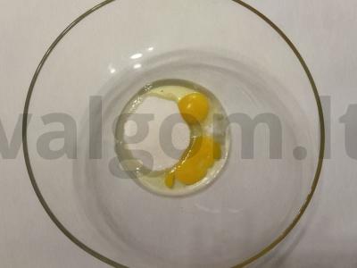 Blynai ant pieno išrūgų Žingsnis 1