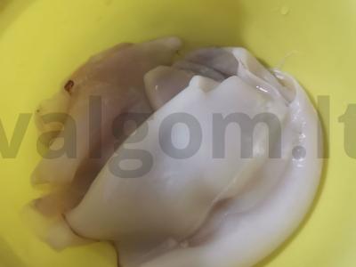 Funchosa su daržovėmis ir kalmaru Žingsnis 1