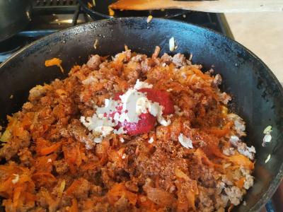 Grikių košė su faršu Žingsnis 4