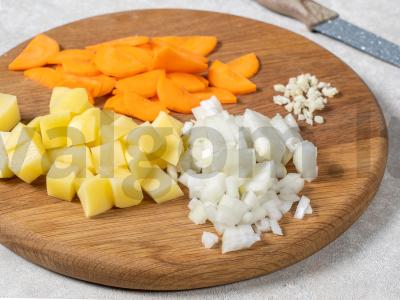 Raudonųjų pupelių sriuba Žingsnis 2