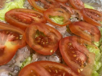 Cukinijų apkepas su kiaušinių-grietinės užpilu Žingsnis 7