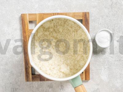 Ryžiai su žuvies konservais Žingsnis 1