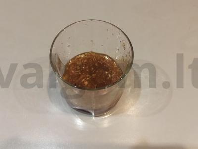 Šiltas vištienos salotas su kriauše ir apelsinu Žingsnis 4