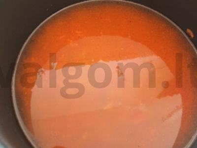 Perlo košė su pomidorais ir baziliku Žingsnis 4