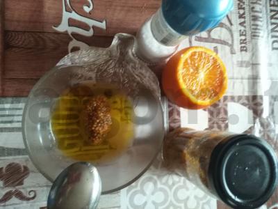 Mėsos salotas su salierais ir špinatais Žingsnis 4