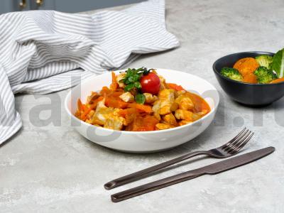 Kalakutienos filė su konservuotomis raudonomis pupelėmis pagrindine nuotrauka