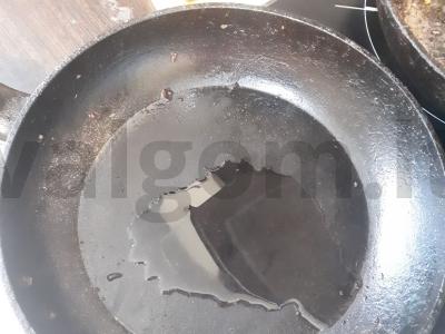 Sotūs kaimiškas omletas su raudonuoju bulviu Žingsnis 2