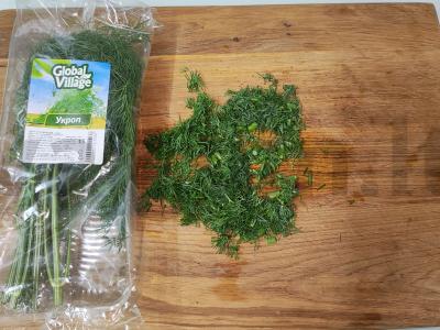 Sūrio padažas su česnaku ir žolelėmis Žingsnis 5