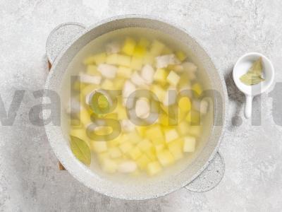 Skani borščas su vištiena Žingsnis 1