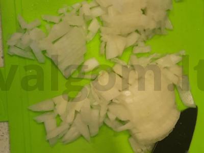 Lengvas sriuba su kukuliais vištienos sultinyje Žingsnis 1