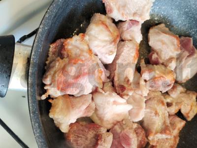 Aštri kiauliena medaus padaže Žingsnis 2