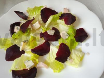 Burokėlių salotos su dorblu Žingsnis 3
