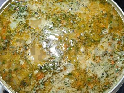 Žirnių sriuba su mėsos sultiniu Žingsnis 5