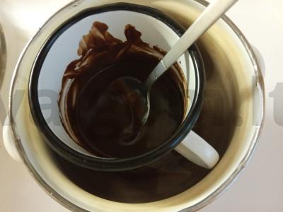 Šokoladinis kremas kepimui Žingsnis 1