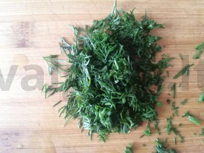 Žaliasis padažas Žingsnis 1