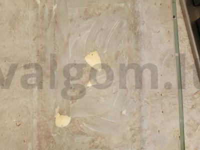 Žiedinė kopūstai grietinėlėje su sūriu Žingsnis 3