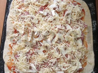 Greita pica ant plono tešlos Žingsnis 8