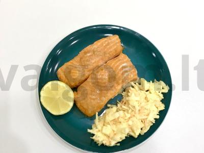 Keptas lašiša marinate pagrindine nuotrauka