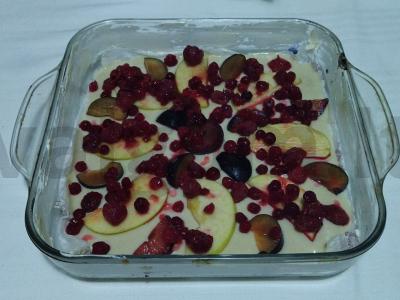 Varškės pyragas su uogomis Žingsnis 4