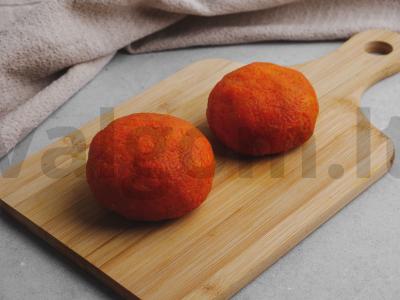 Salotas „Mandarinai“ su krabų mėsa surimi Žingsnis 4