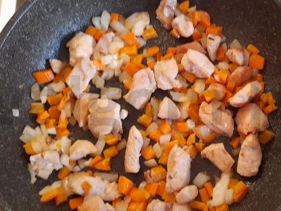 Bulguro plovas su vištiena Žingsnis 2