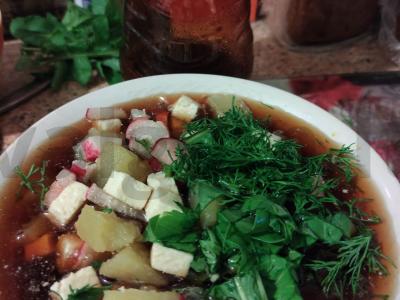 Vegetariška okroška ant kvašo Žingsnis 5