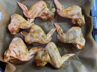 Vištienos sparneliai austrių padaže Žingsnis 3