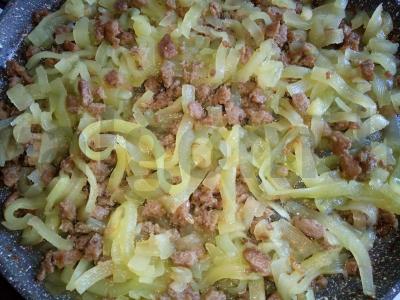 A-ly makaronai iš cukinijos su faršu Žingsnis 3